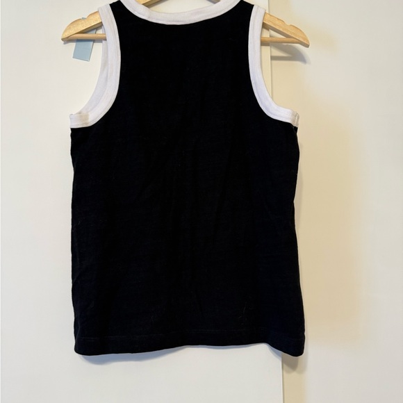LOFT Classic Black Tank Top with White Trim - Picture 6 of 7